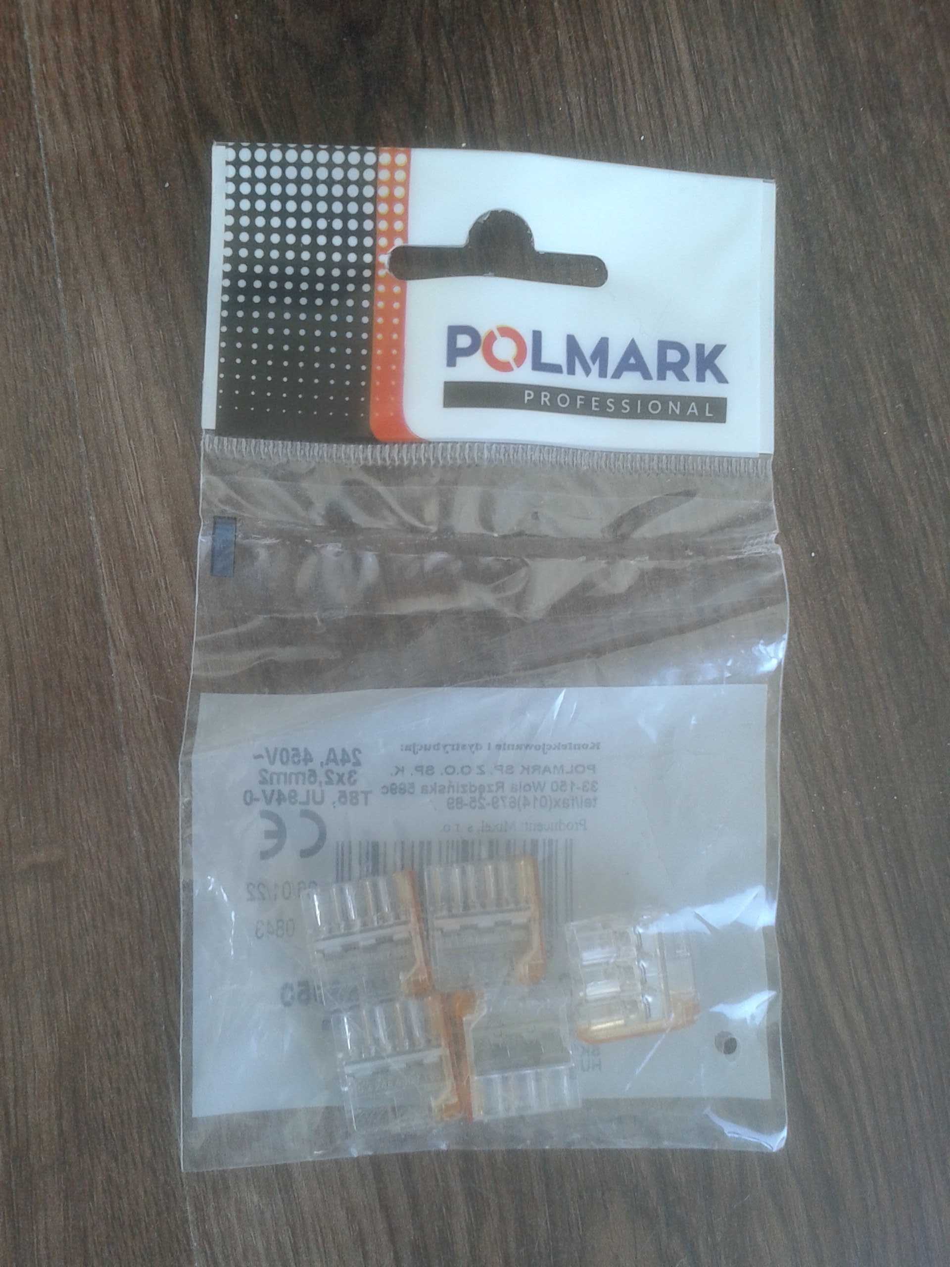 Polmark złączka samozaciskowa bezgwintowa 3x2,5mm PC-253 CL, 24A, 450V