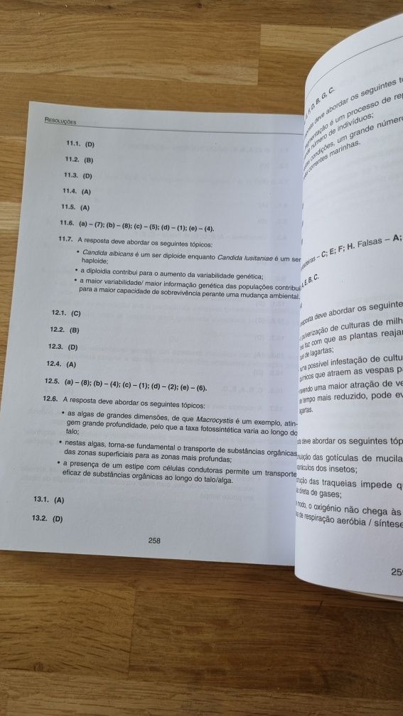 Biologia e geologia questões de exame 11 ano