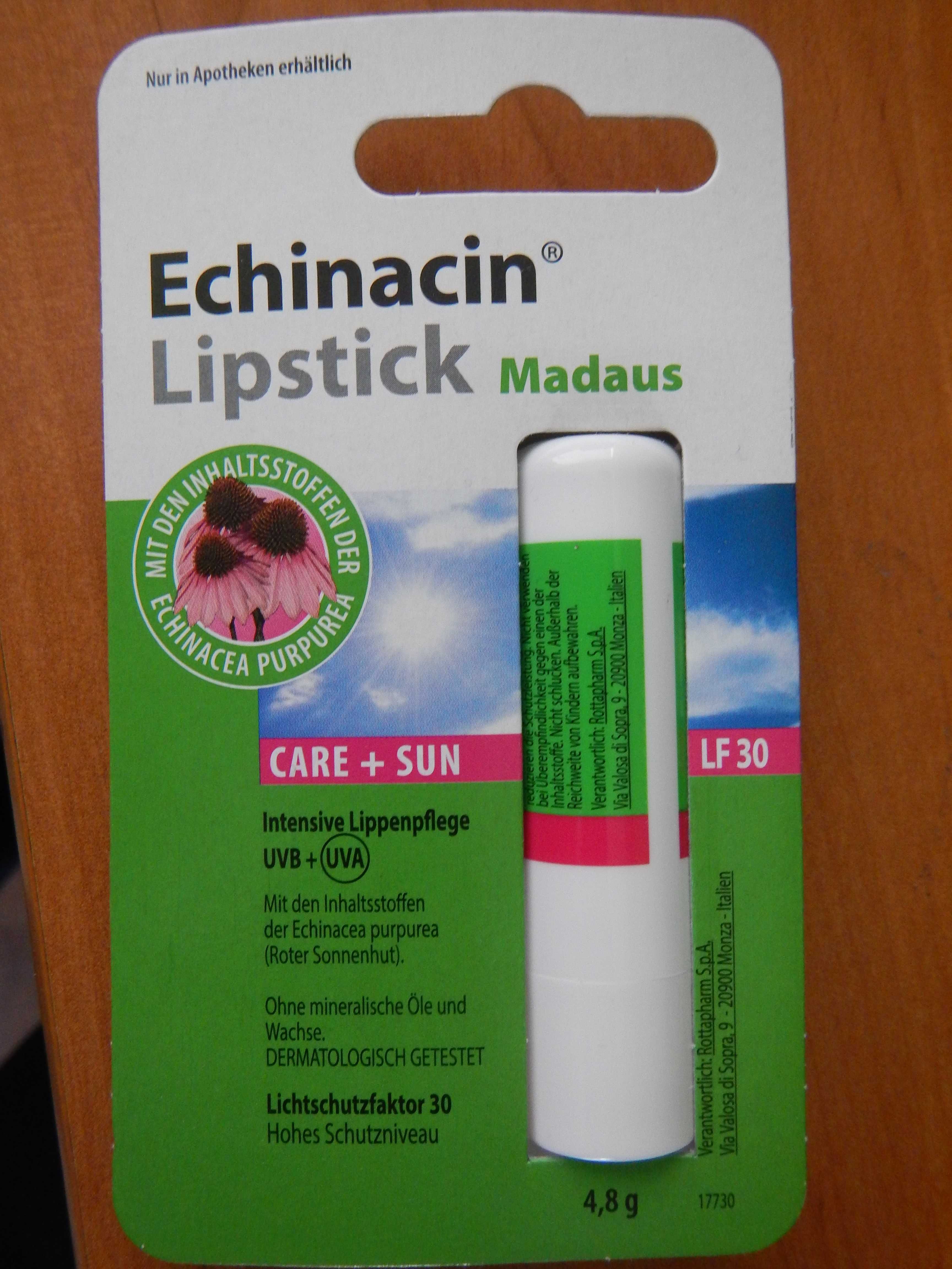 Pomadka ochronna jeżowka echinacin Lipstick 2 szt