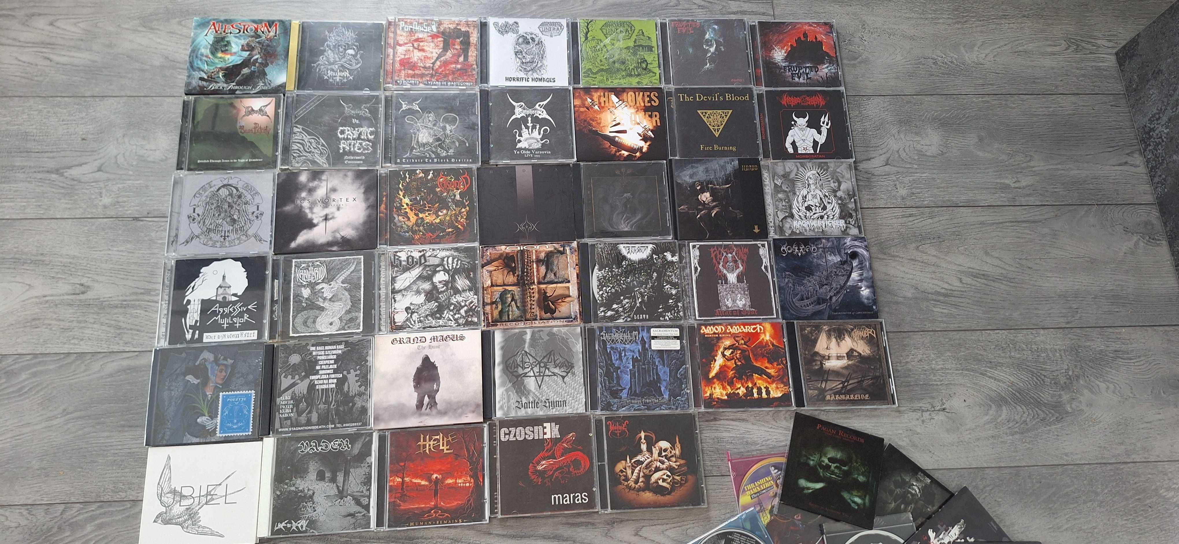 Zestaw płyt CD black death metal