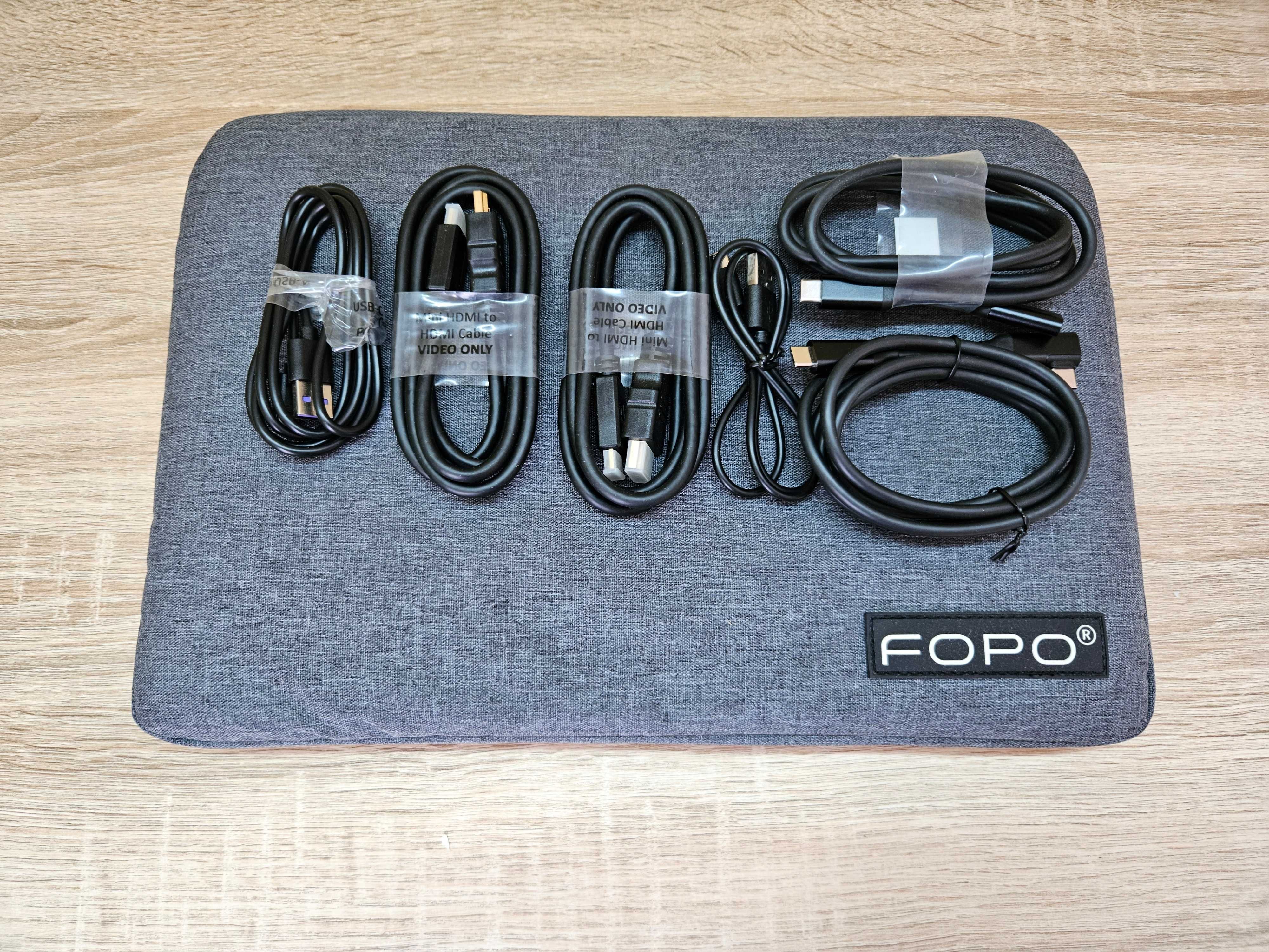 Портативный монитор FOPO S12 12"с Двумя дисплеями FHD|IPS|USB C|HDMI