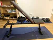 Banco de Musculação Dobrável, Inclinável, Abdominais - Bench 500 Fold