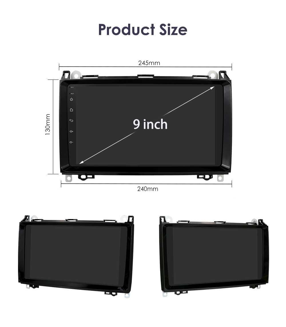 Radio GPS WiFi CarPlay Android Mercedes Sprinter Viano Vito A B VW