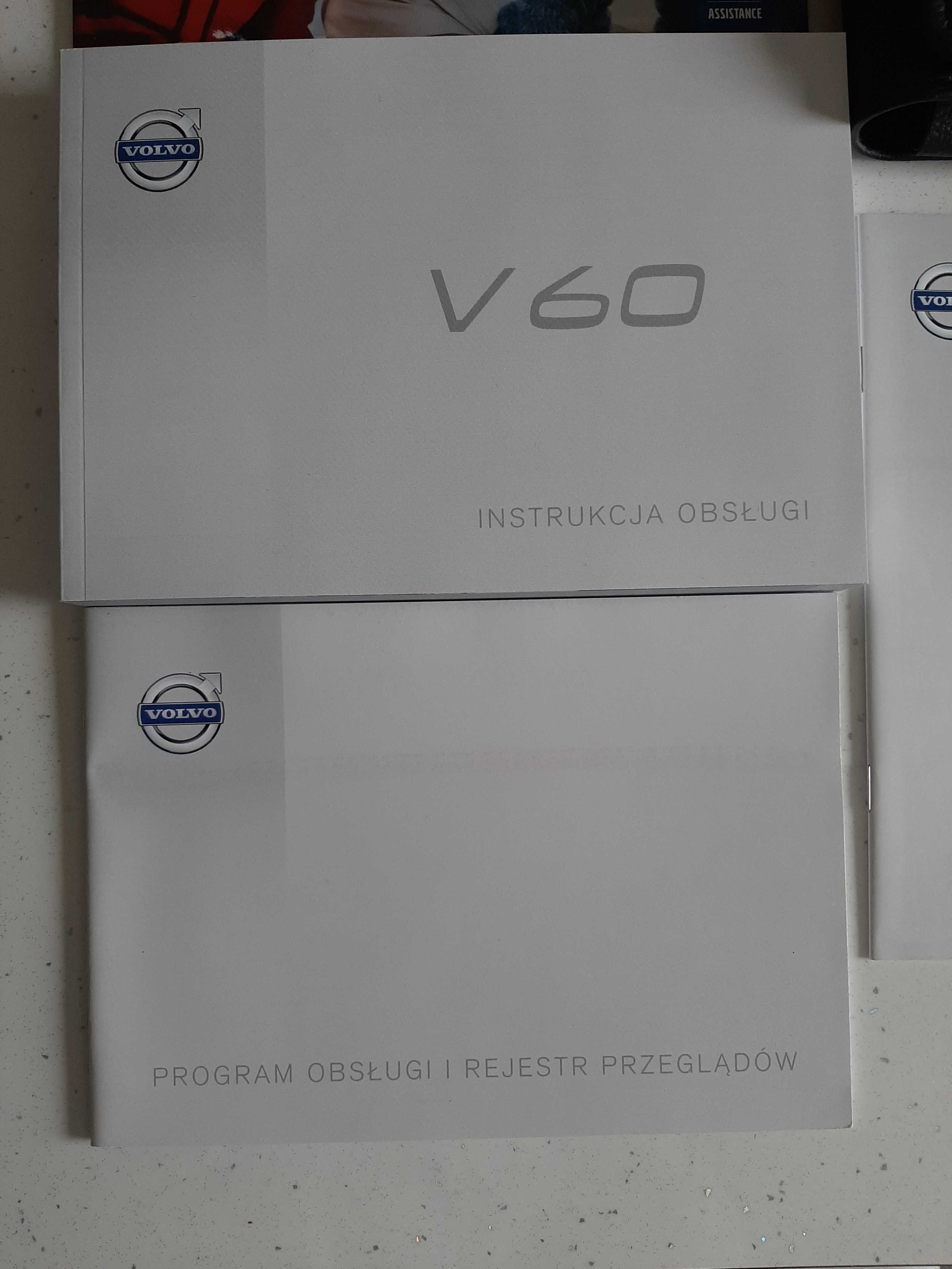 Książka serwisowa/instrukcja obsługi/etui Volvo V60 po lifcie. NOWA.