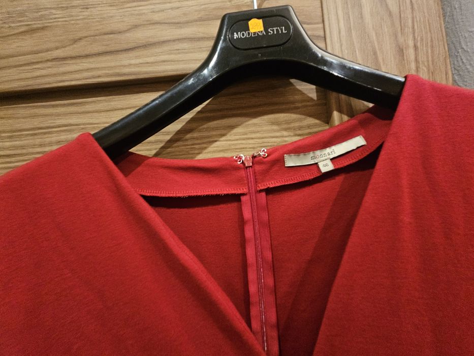 Bordowe sukienka Monnari