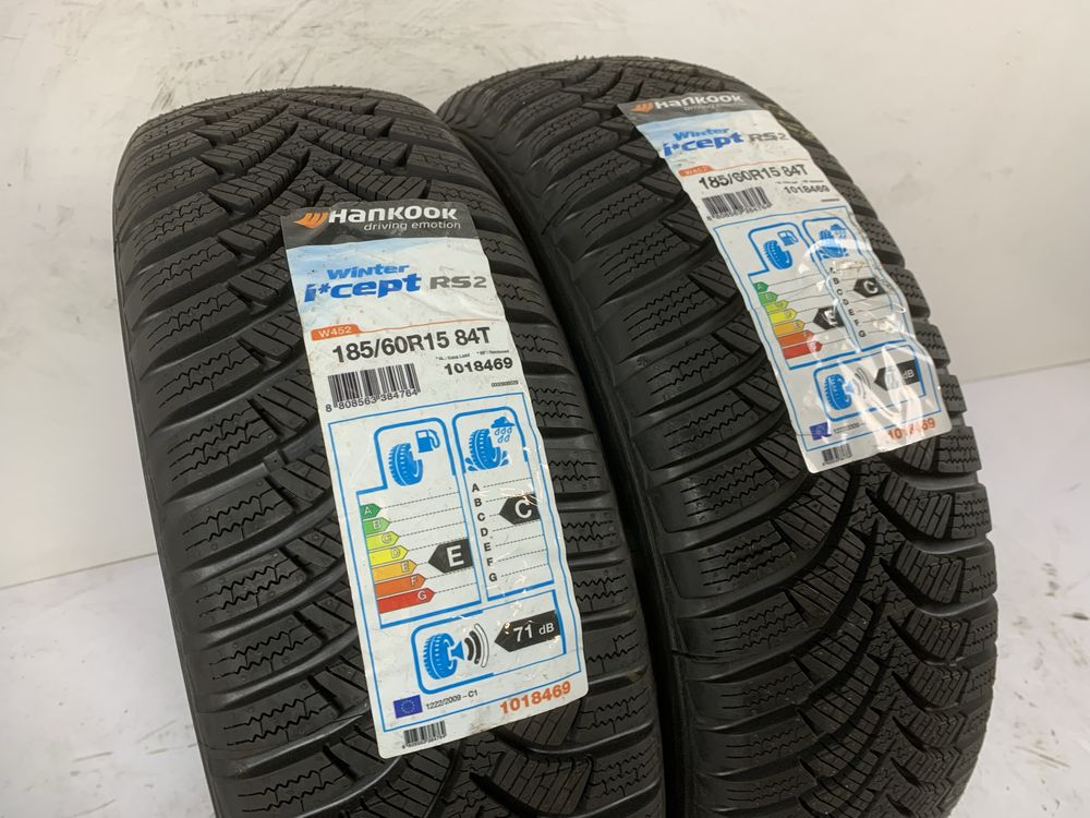 2x 185/60/15 Hankook Winter I*cept RS2 / 2020r NOWE / GWARANCJA