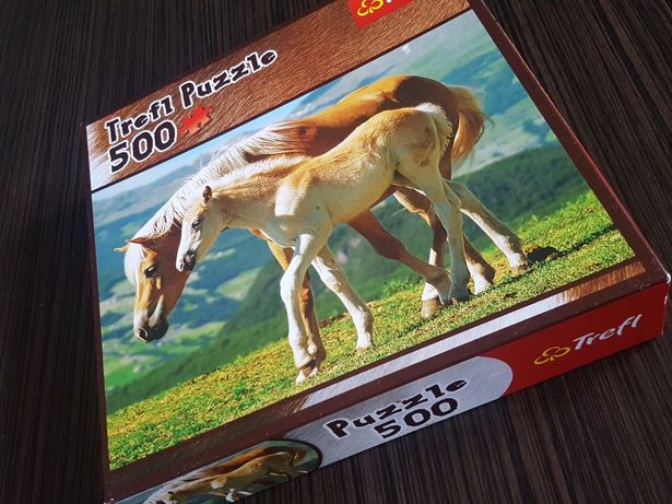 puzzle konie koń