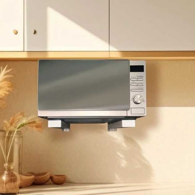 Кронштейн підставка для мікрохвильовки рейки на стіну V-Star 250х465мм