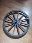 Roda de carroça antiga