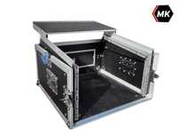 RACK COMBI 6U + 10U na mikser z półką na laptop flightcase, FAKTURA