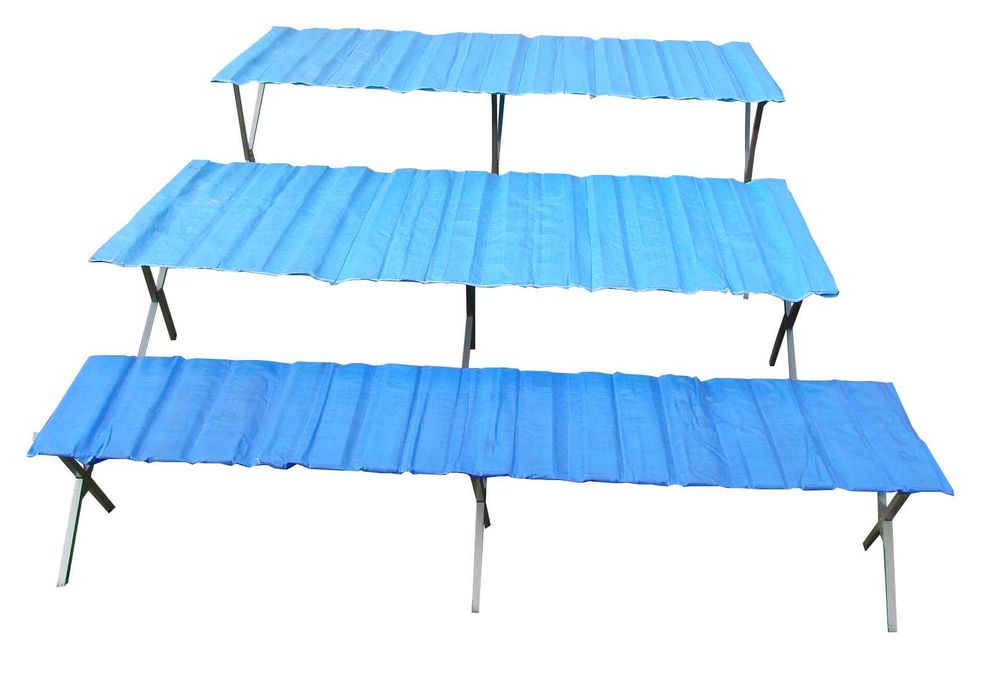 Stół handlowy 250 x 53 RYNEK,  wysokość 40 cm