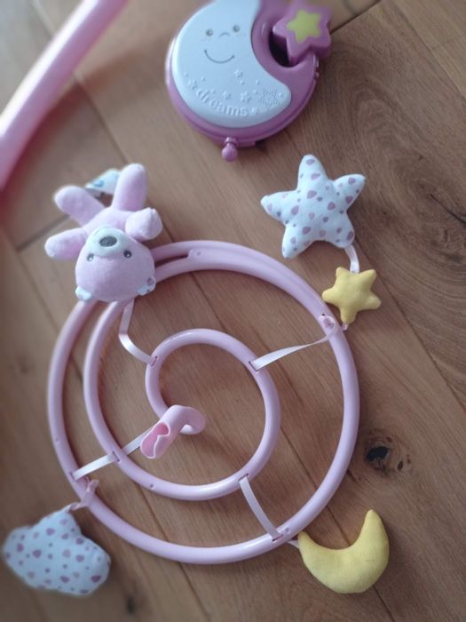 Karuzela na łóżeczko Next2Dreams 0m+ różowa