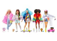 Набір ляльок Барбі Екстра 5 штук Barbie Extra HGB61 Набор кукол Барби