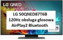 NOWY LG 50QNED87T6B 50" QNED 4K 120Hz webOS HDMI 2.1 DVB-T2