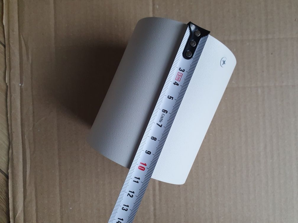 Lampa tuby sufitowe białe GU10 10,5 cm  stan idealny