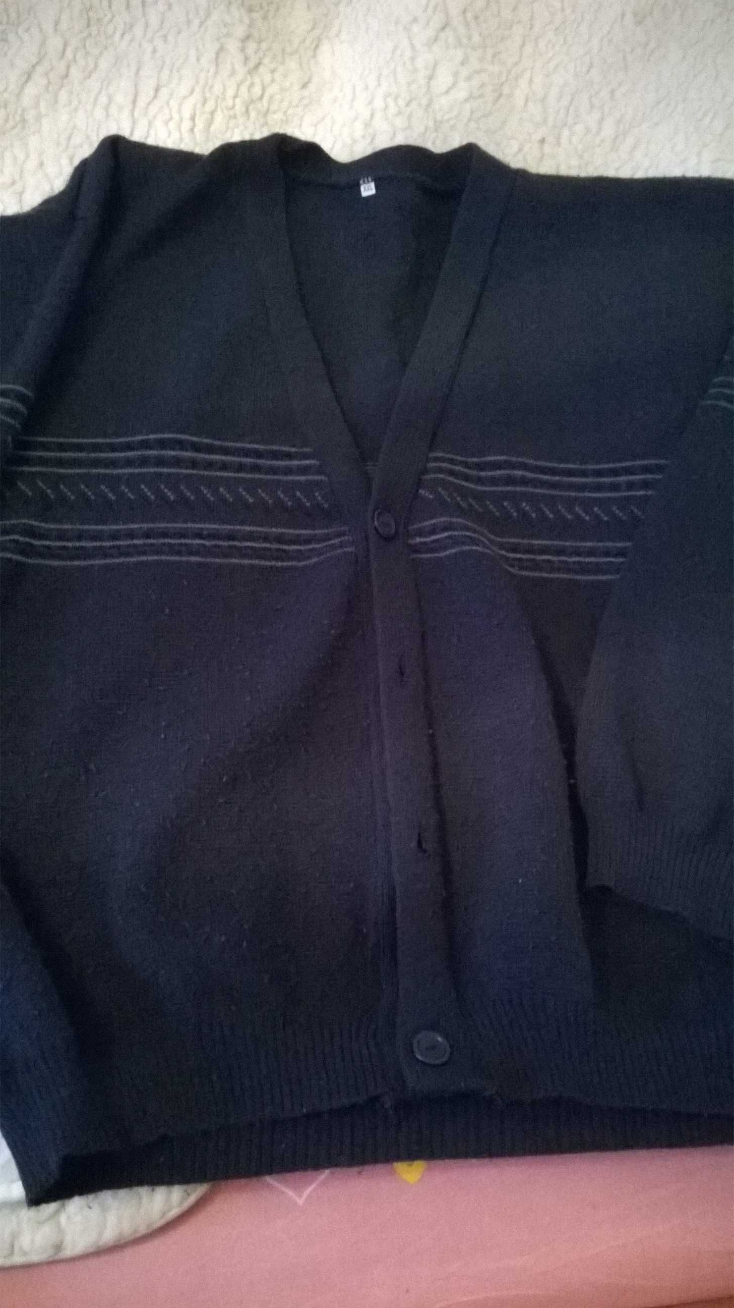 męski sweter rozpinany