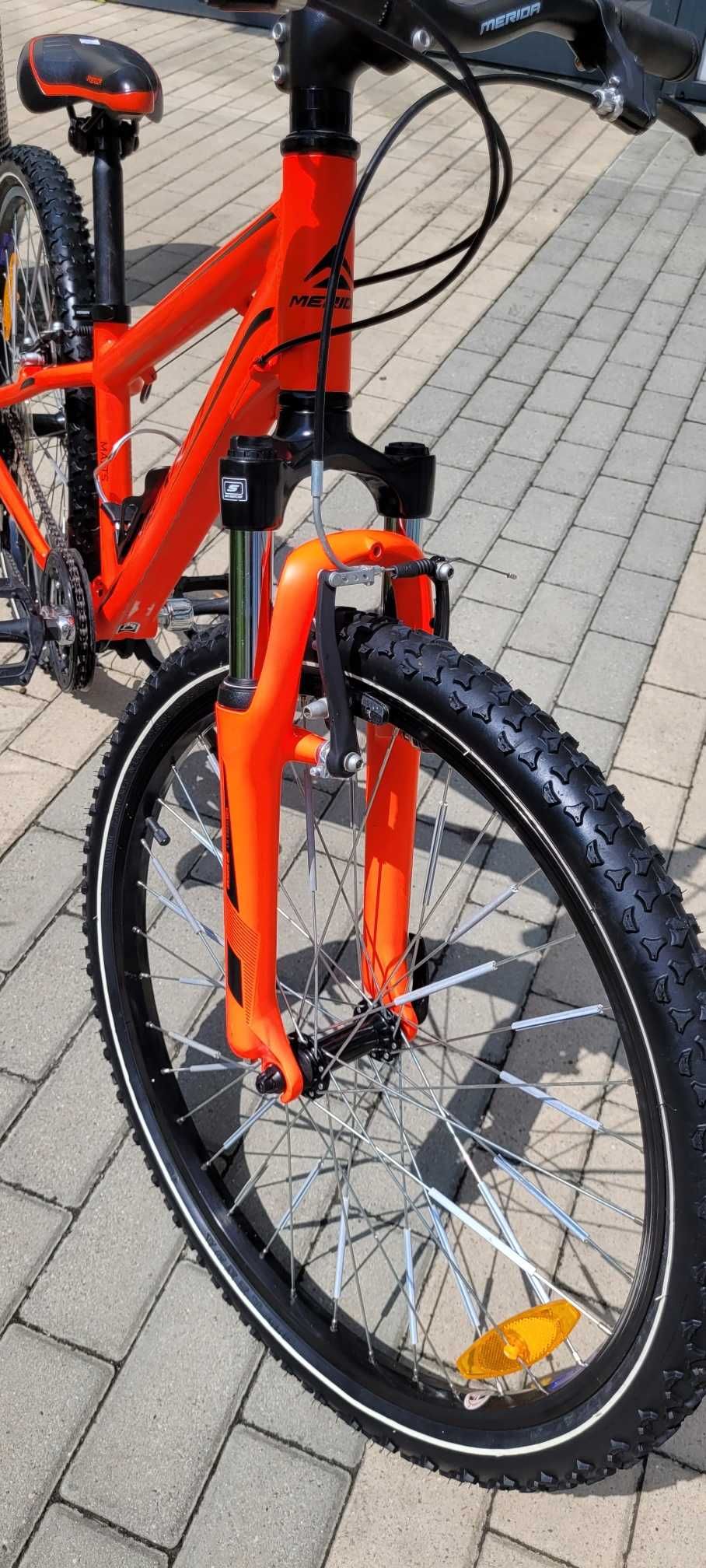 Rower Merida Matts24" pomarańcz w bardzo dobrym stanie - po serwisie