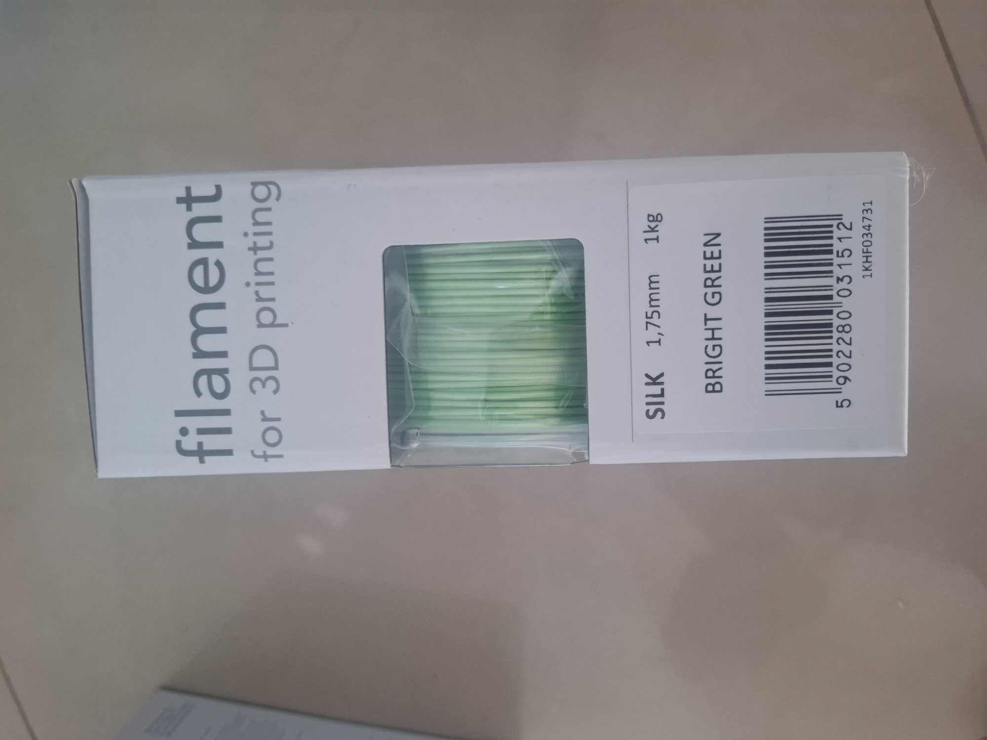 Filament do drukarki 3D PLA Devil Design Zielony Green Bright Niebiesk