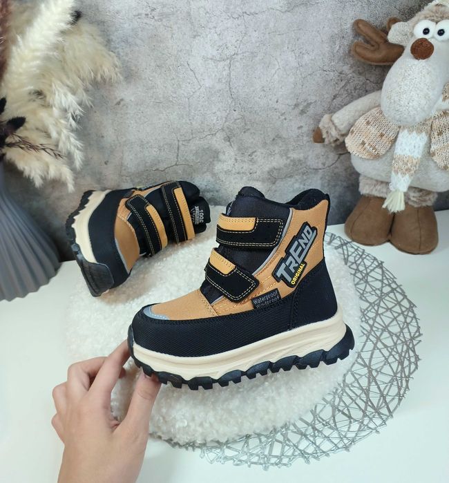 Дитячі зимові чоботи черевики Томм для хлопчика 28 29 30 31 32 дутіки