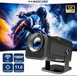 Projetor magcubic Android 11 e de 390 Ansi lumens