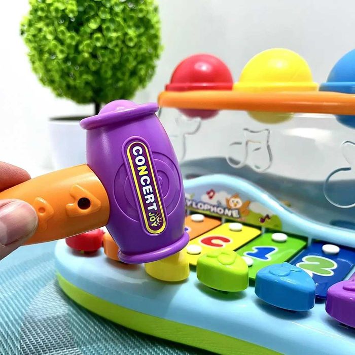 Ксилофон Limo Toy развивающая розвиваюча іграшка музична 26см (9199)