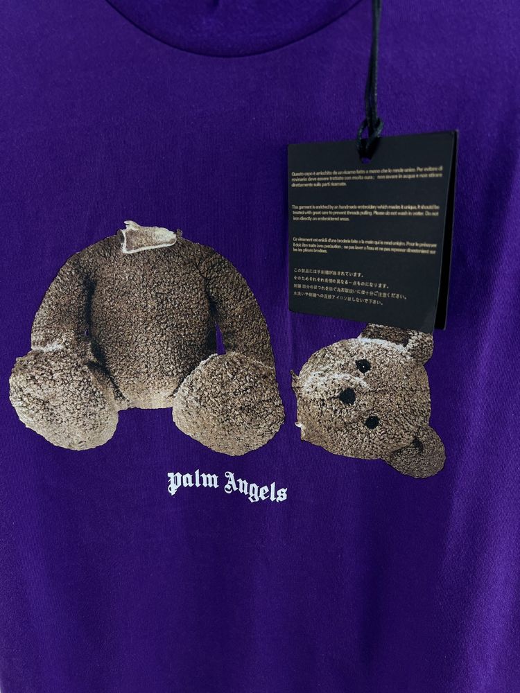 Футболка Palm Angels Bear Logo Violet