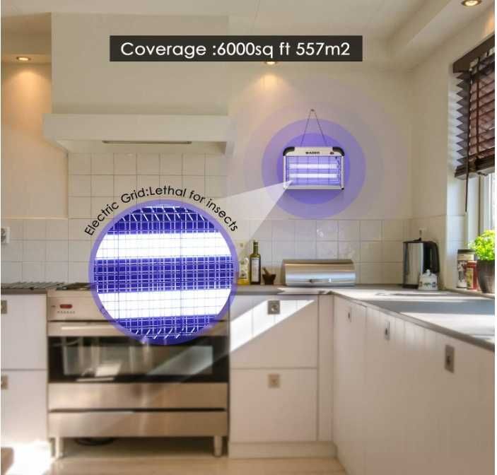Lampa Owadóbójcza UV, Pułapka Na Owady Latające, Lampa Na Owady 20W