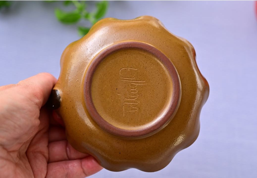 ceramiczny zestaw Świecznik i rondel