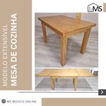 Mesa Cozinha Extensível - NOVA Várias medidas