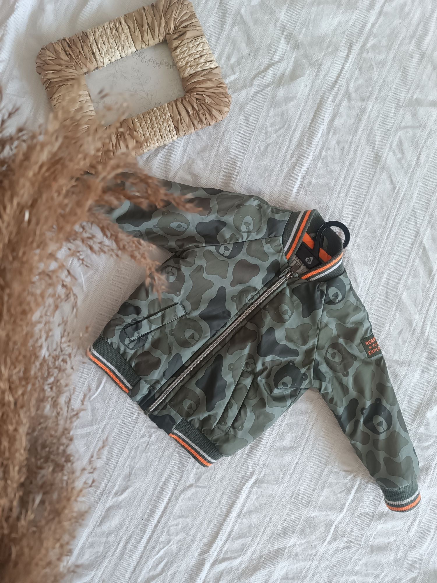 Khaki kurtka bomberka Fred&flo 12-18 msc przejściowa