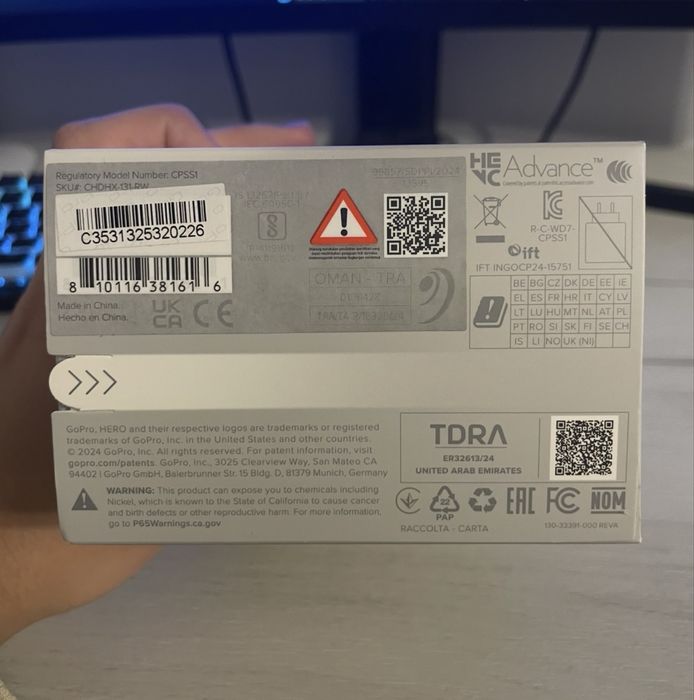 Nowa kamera sportowa GoPro HERO13 Black 4K UHD wodoodporna