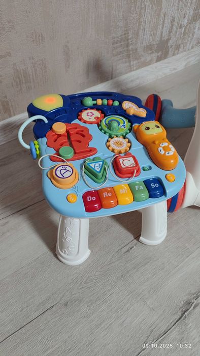 Каталка-ходунки 2 в 1 "Весёлый бизиборд"