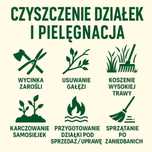 Czyszczenie, porządkowanie, sprzątanie działek