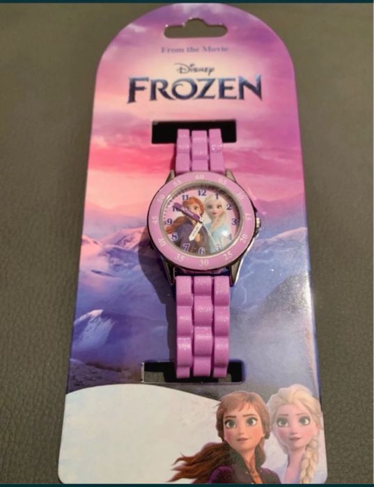 Disney Dziewczecy analogowy zegarek kwarcowy z silikonowym paskiem