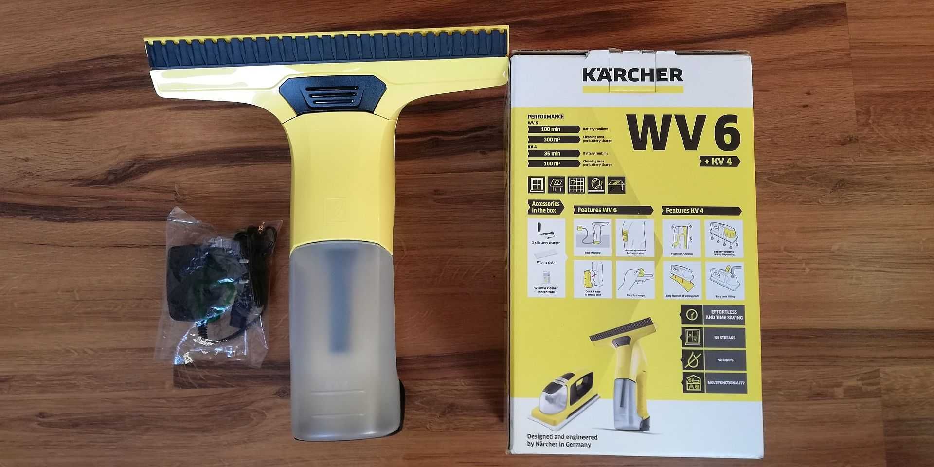 Karcher WV6 + KV4 1.633-570.0 plus ssawka 17 cm szerokości.