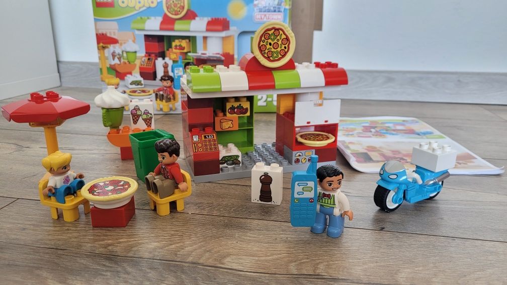 Lego kompletny pizzeria zestaw 10834 duplo karton