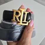 Pasek ralph rLL Lauren czarny