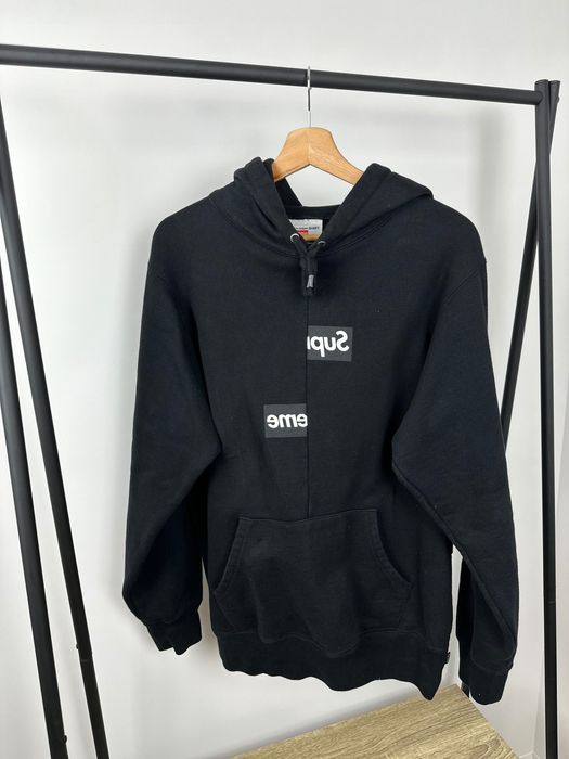 Hoodie Supreme X Comme des Garçons Split box logo