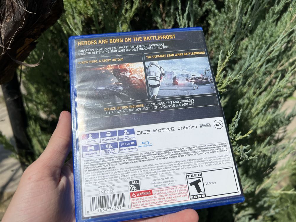 PS4: Диск Star Wars: Battlefront II