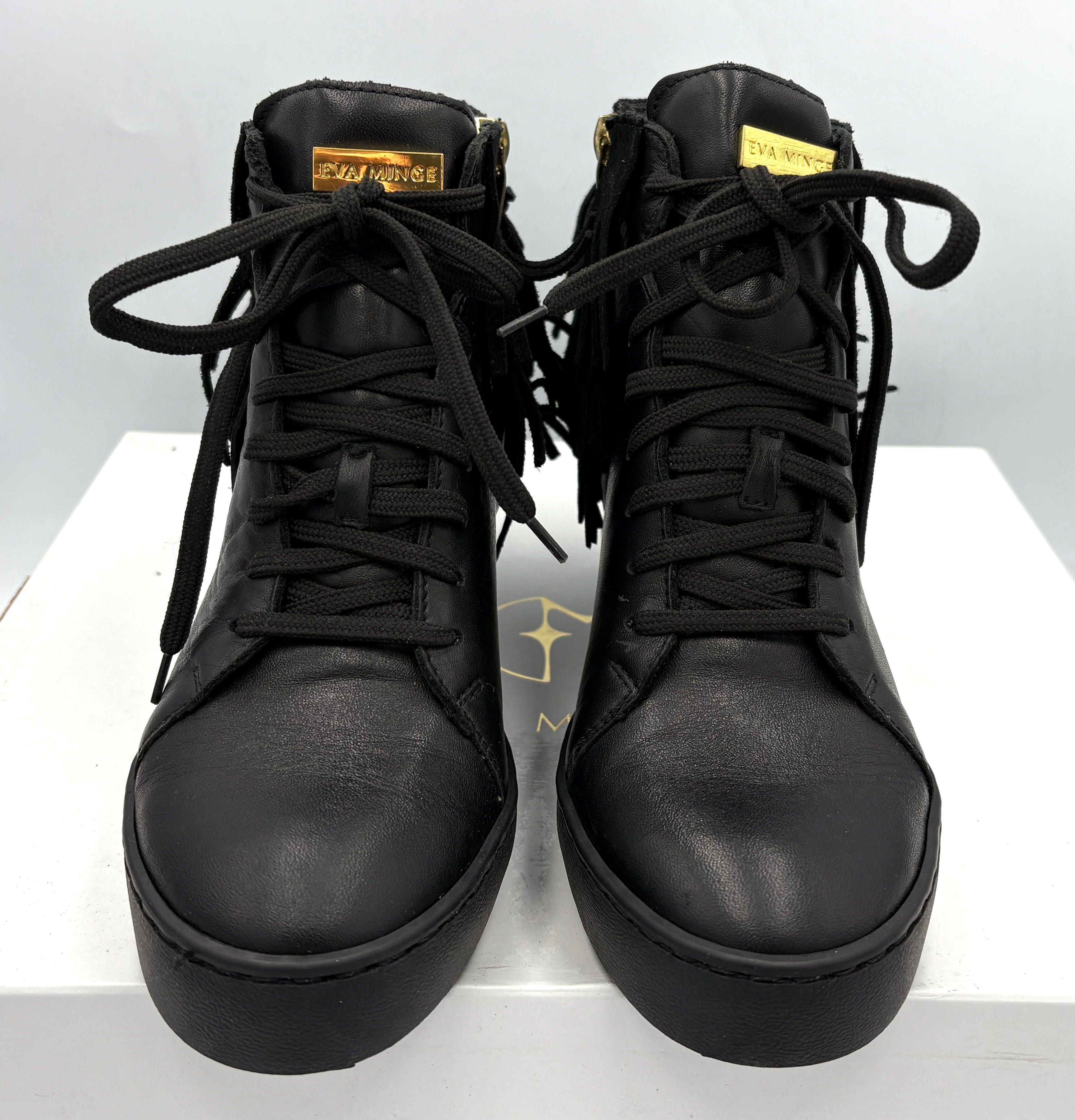 ‼️Nowe oryginalne botki sneakersy EVA MINGE Gracia 1M czarny 37 AZ 202