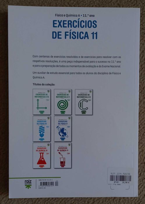 Manual de exercícios de Física de 11 ano, Raiz Editora