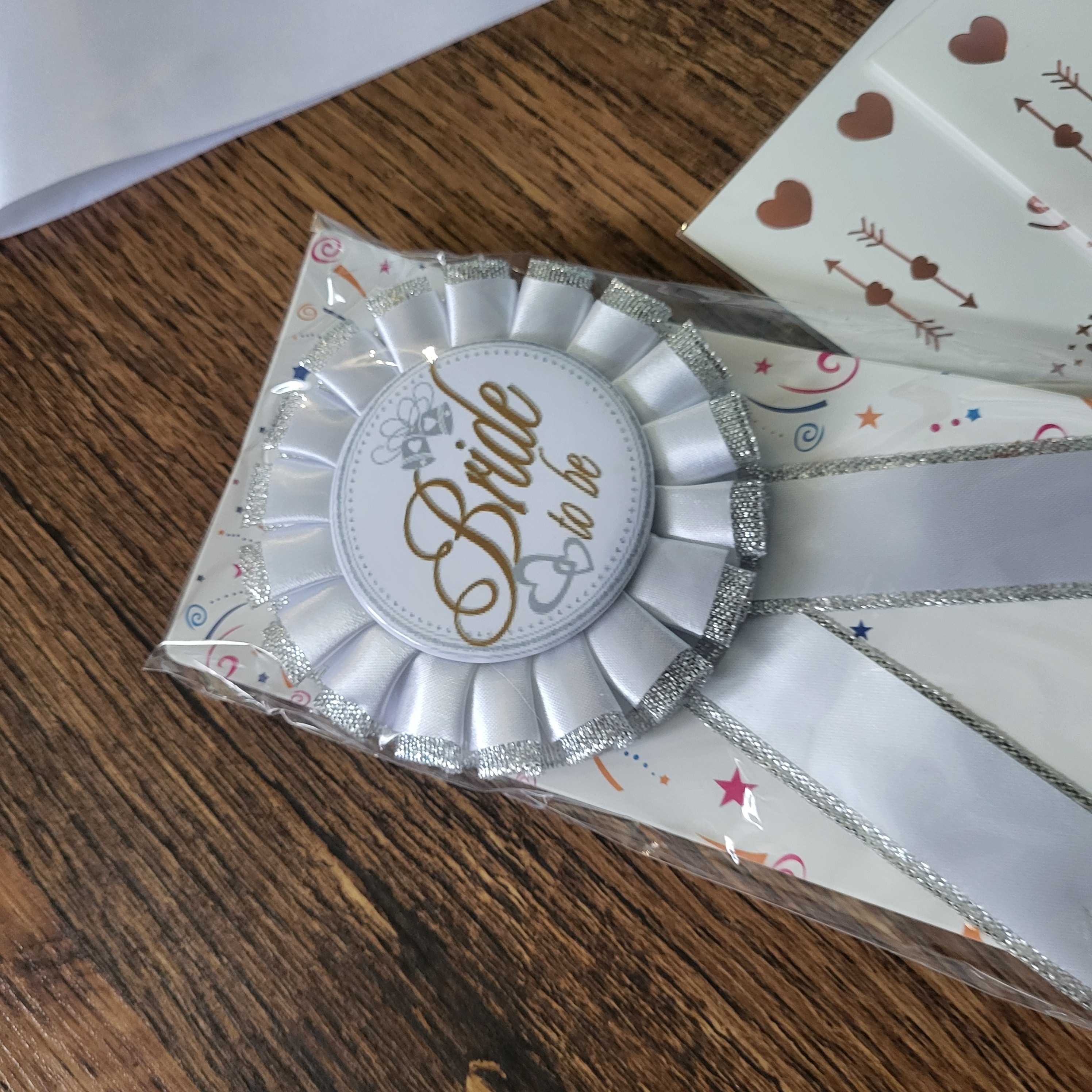 Akcesoria na panieński szarfa bride to be