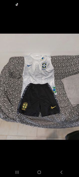 Camisola brasil tamanho s conjunto