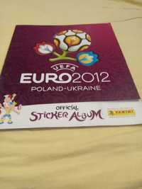 Caderneta Euro 2012 Panini - Estado Razoável - incompleta