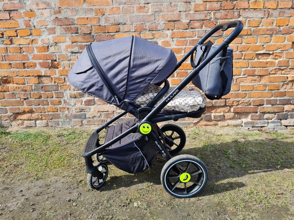 Wózek 3w1 | Muuvo Quick 3.0 + Joie I Snug 2