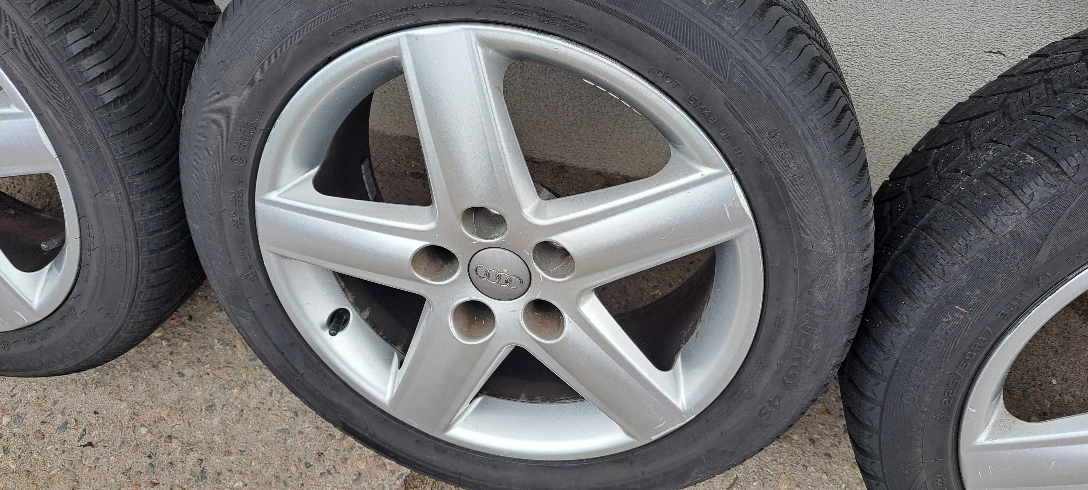 Felgi aluminiowe koła opony Audi A6 C6 5X112 17" A4 A8