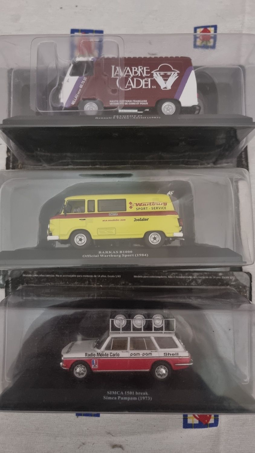 Miniaturas carrinhas de assistencia