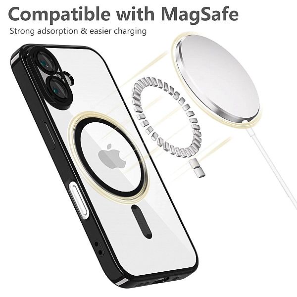 Tech-Protect Magflex Magsafe Iphone Se 4/2025 Shiny Black