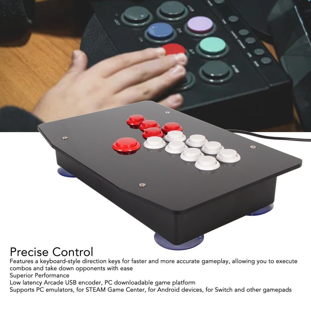 Arcade Fight Stick, Street Fighter Arcade Game Fighting Joystick com p