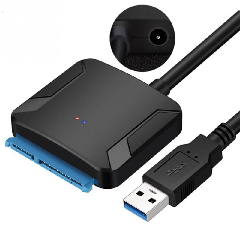 Adapter USB 3.0 SATA do dysków HDD SSD 2,5" + zasilacz 12V